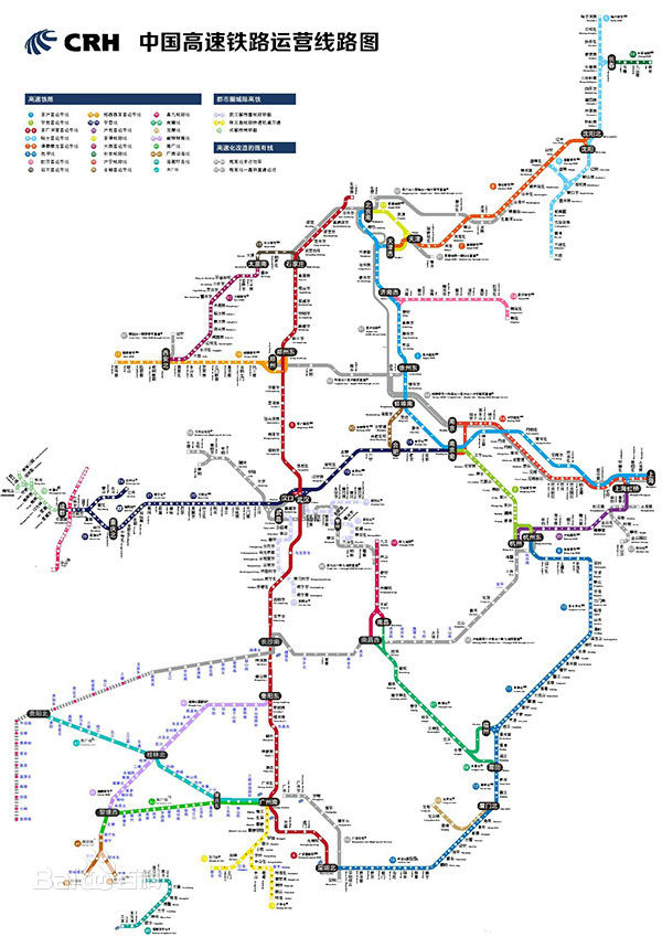 说走咱就走——快来看大牛画的高铁线路图吧