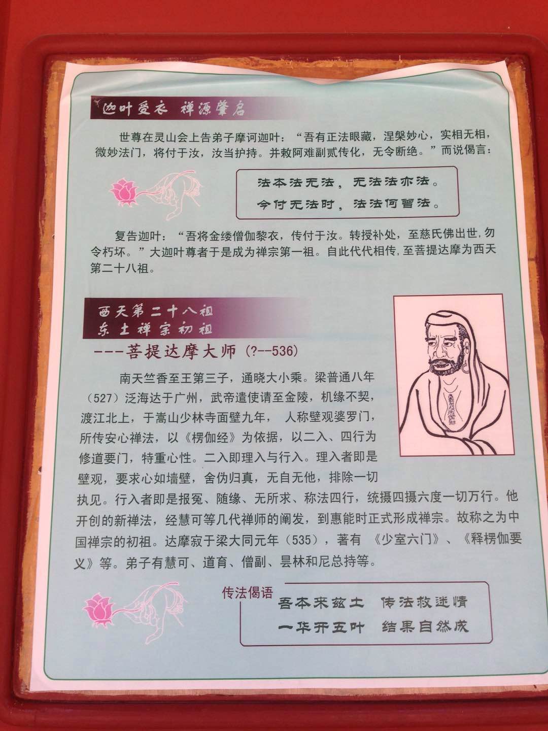 国学：禅宗六祖及六祖寺的位置