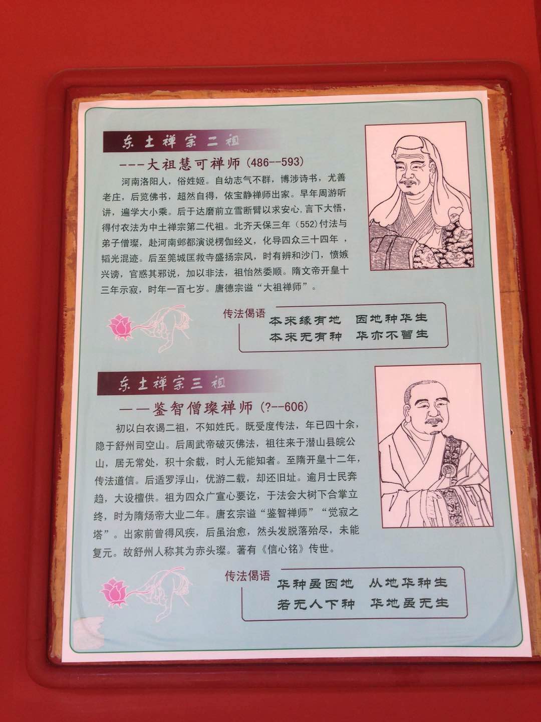 国学：禅宗六祖及六祖寺的位置