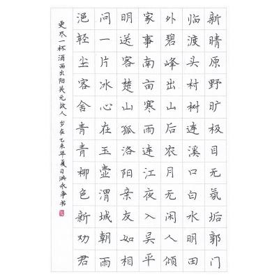 佛山 佛山市南海区大沥横江小学 教师硬笔组 洪永争