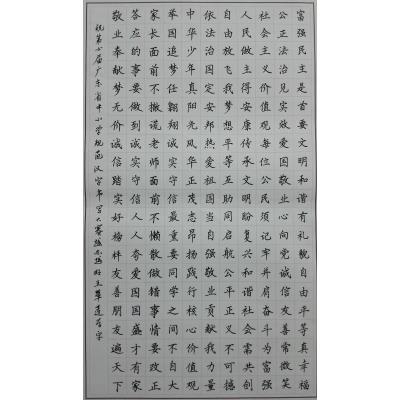 揭阳 榕城新河初级中学硬笔中学组 硬笔中学组 王翠莲