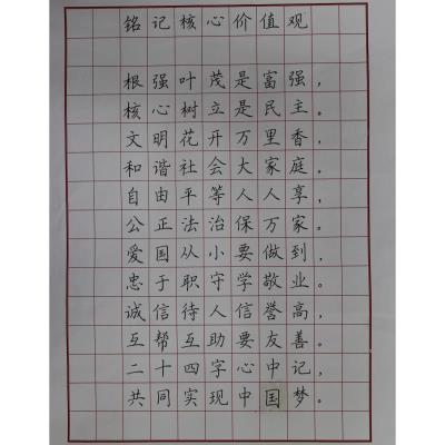 广州 广州市第47中学汇景实验学校 硬笔教师组 潘志新