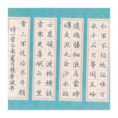 深圳 深圳市宝安区 深圳市宝安区文汇中学 硬笔中学组 陈幸波