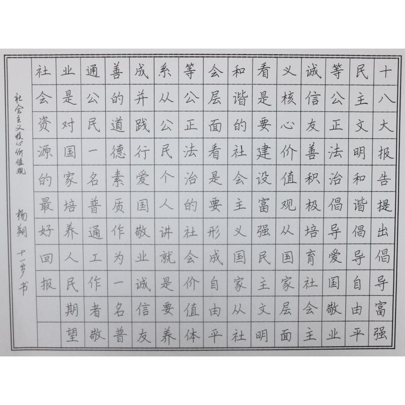 湛江 湛江市第二十九小学 硬笔小学组 杨朔