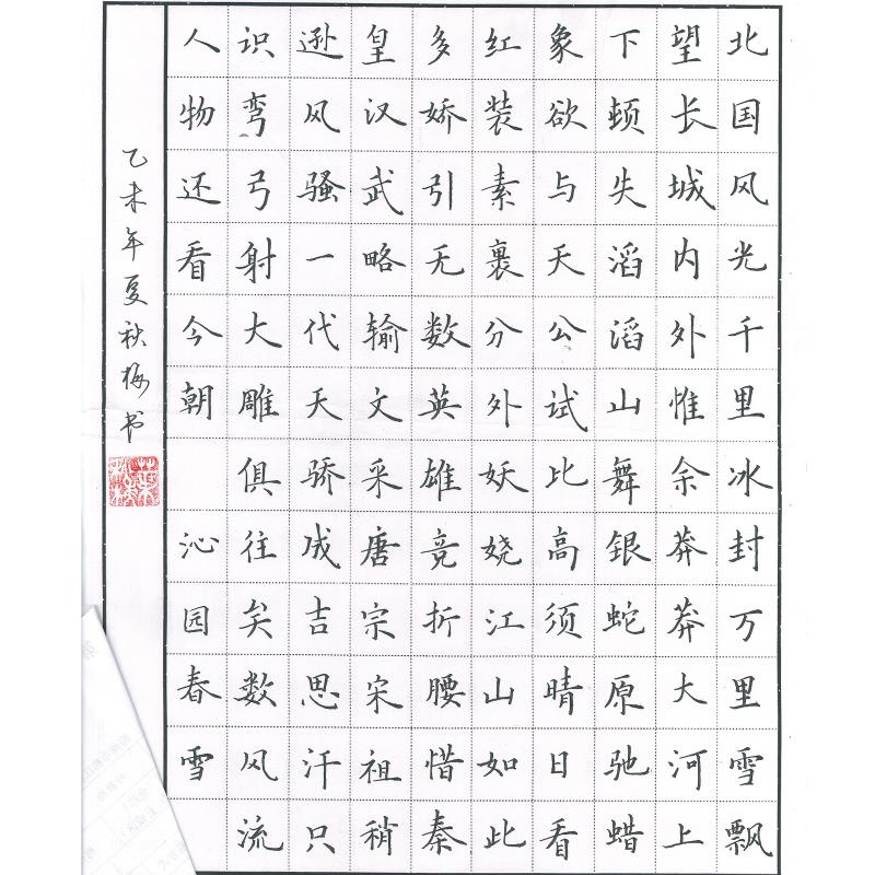 梅州 梅州市梅江区三角镇中心小学 硬笔教师组 叶秋梅