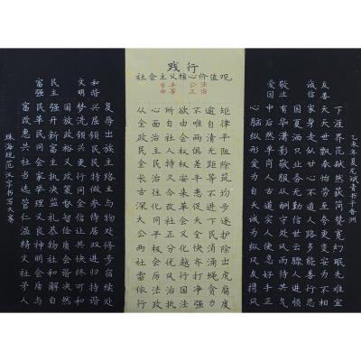 珠海 珠海市香洲区第十二小学 硬笔教师组 龙斌青