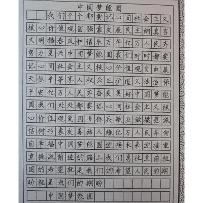 韶关 始兴县实验小学 硬笔小学组 林耕仪