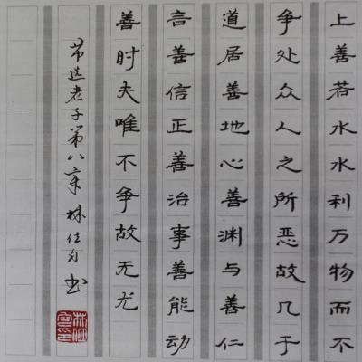 汕尾 汕尾市城区捷胜镇中心小学 硬笔教师组 林位匀
