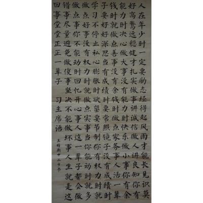 汕头 汕头市澄海莲下中心小学 软笔小学组 王梓横