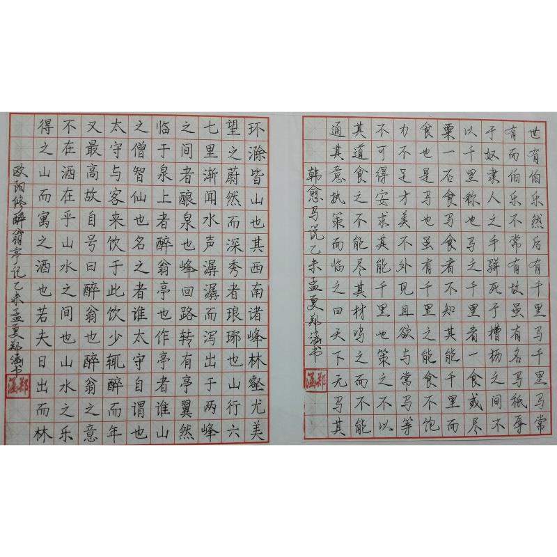 汕头 汕头市龙湖区丰华学校 硬笔中学组 郑涵
