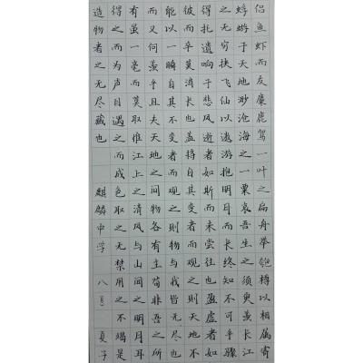 深圳 深圳南山实验麒麟中学 硬笔中学组 夏子