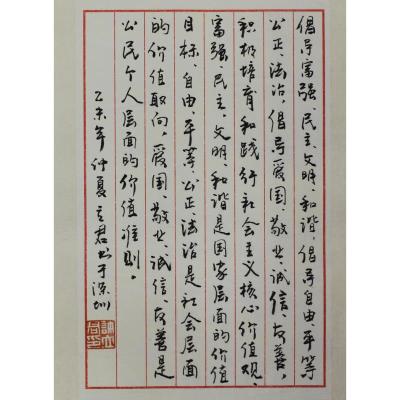 深圳 深圳市南山外国语集团高新中学 硬笔教师组 许立君