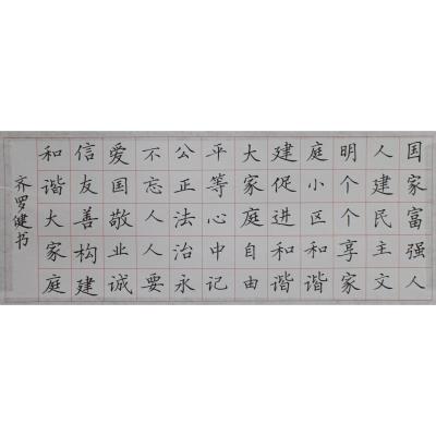 广州 增城区新康小学 硬笔教师组 齐罗健