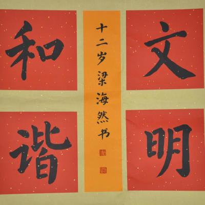 佛山 佛山市禅城区霍藻棉小学 软笔小学组 梁海然