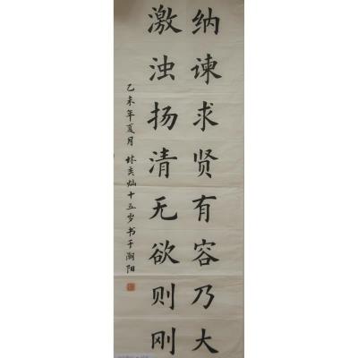 汕头 汕头市潮阳区华侨初级中学 软笔中学组 林奕灿 