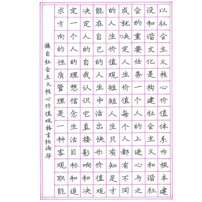 珠海 珠海市理工职业技术学院 硬笔教师组 杨海华