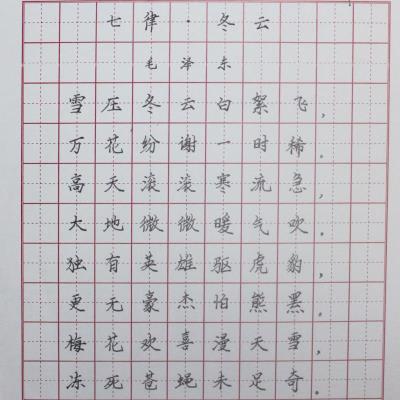 云浮 云浮罗定市罗城东区小学 硬笔小学组 彭冠朝