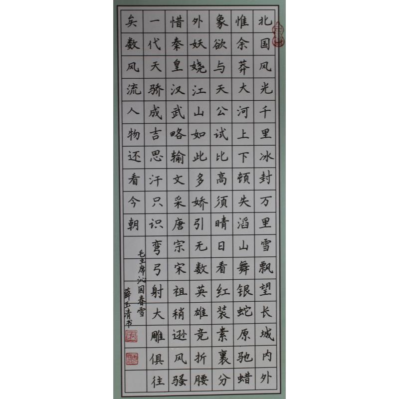 佛山 佛山市禅城区堤田小学 硬笔教师组 薛玉清