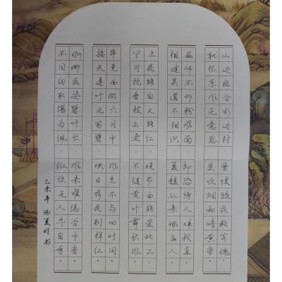 潮州 饶平县柘林中心小学 硬笔教师组 汤夏明