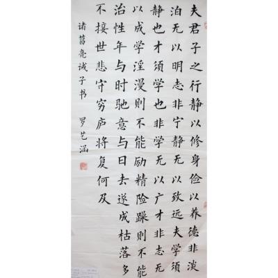 汕头 桂花小学 软笔小学组 罗艺涵